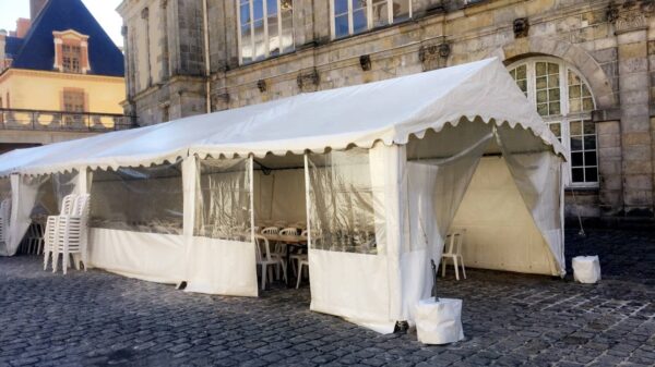 Tente rectangulaire 20m x 5m